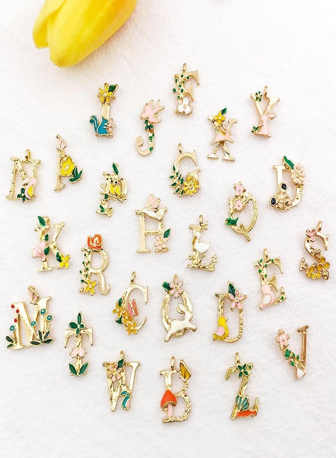 RupeeRise 26 Pcs Alphabet Charms, Princess Pendant, Charms for Jewelry Making is Suitable as Gifts for Friends or Family Style for Jewelry Craft DIY - Image 2
